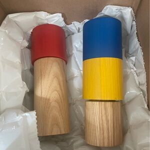 Crate & Barrel x Molly Paz salt & pepper shakers